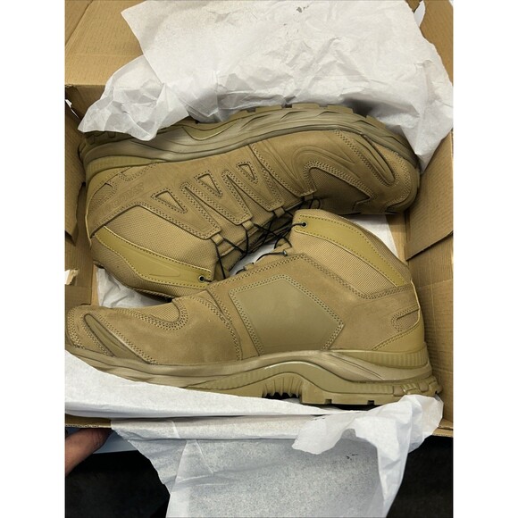 SALOMON SZ 15 MENS XA FORCES MID Coyote Brown Lace Up New in Box - Picture 8 of 9